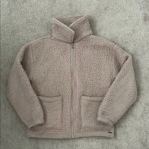 Cozy Sherpa Zip-Up Jacket